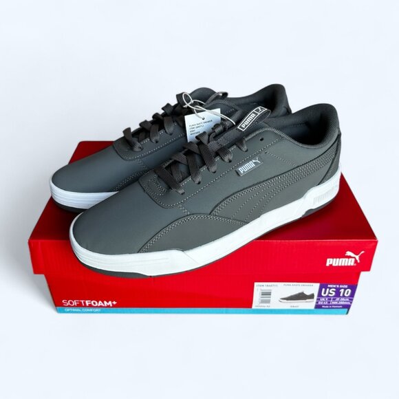 PUMA Men's Skate Sneaker SoftFoam Lace Up Shoes Gray Size 10 - Picture 6 of 9